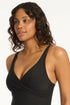 Sea Level Spinnaker Cross Front One Piece